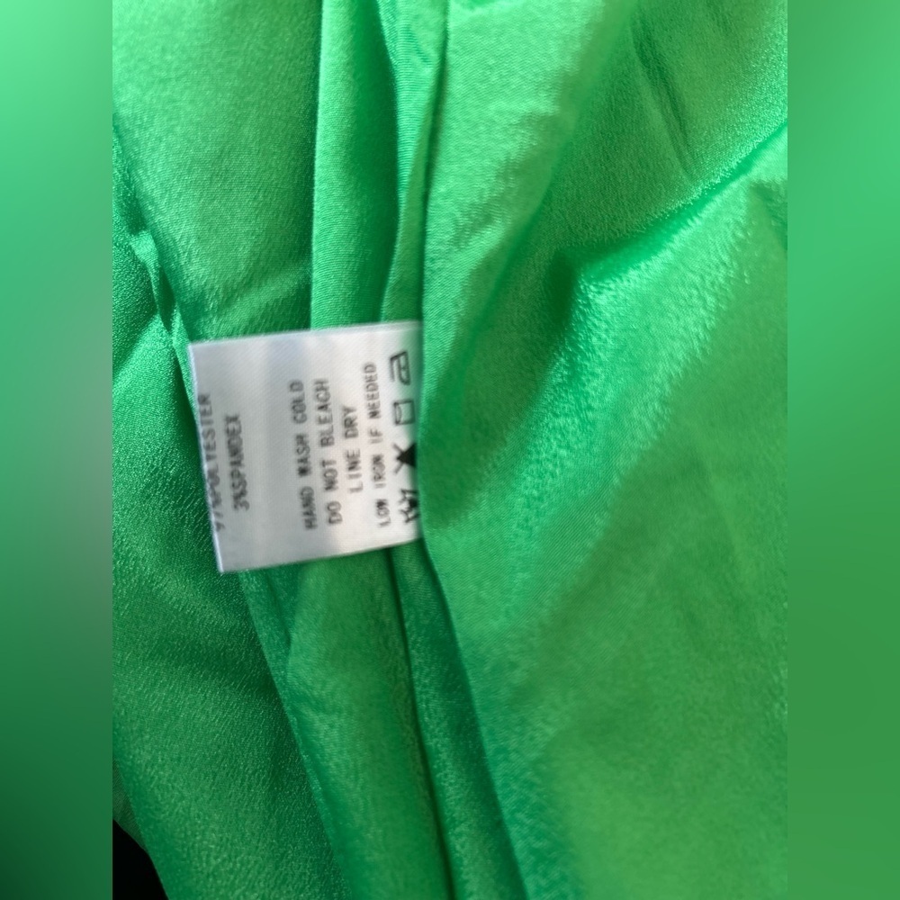NWT TEA & CUP KELLY GREEN MELIA SUN DRESS. Sz. L. ABSOLUTELY STUNNING, SEXY - Picture 8 of 11